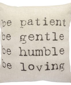 "Be Patient" Throw Pillow