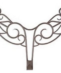 24" Ornate Scrollwork Decorative Christmas Wreath Hanger