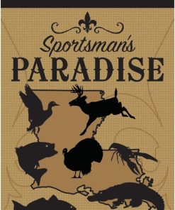 Double Applique Louisiana Sportsman's Parad Large Flag