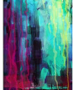 "Abstract Digital Painting" Abstract Canvas Art Print, 32"x16"