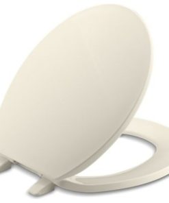 Kohler Brevia with Quick-Release Hinges Round-Front Toilet Seat, Almond