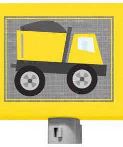 "Ways To Wheel - Dump Truck" Night-Light Canvas Art by Vicky Barone