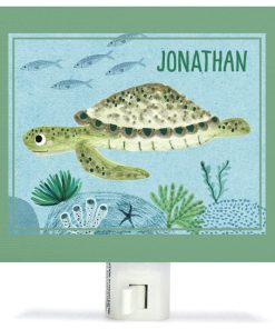 "Ocean Waters - Turtle" Night Lights by Rebecca Jones