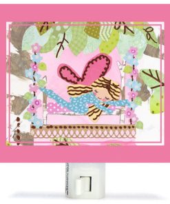 "Birch Tree Fairies, Asleep in The Trees" Canvas Night Light by Winborg Sisters