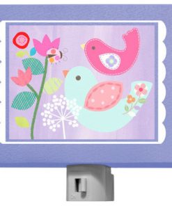 "Enchanted Bird" Night-Light Canvas Art by Jill McDonald