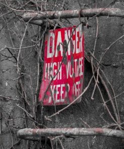 "Keep Off" 8x10 Photography by Alix Collins