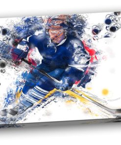 "Hockey Penalty Shot" Canvas Painting