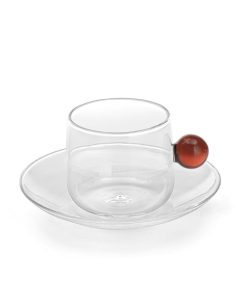 ZAFFERANO Bilia Espresso Cup and Saucer (Set of 4)