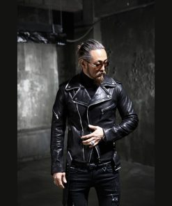 Zipper Sheep Leather Jacket